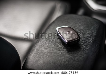 MOSCOW, RUSSIA - JUNE 25, 2017 Hyundai Creta / Hyundai ix25, interior view. Test of new Hyundai Creta / Hyundai ix25. This car is 4WD compact crossover SUV. 2.0