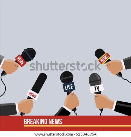 Background Flat Design Style Journalism Waiting Stock Vector Royalty Free 623348954 Background Flat Design Style Journalism Waiting Stock Vector Royalty Free 623348954