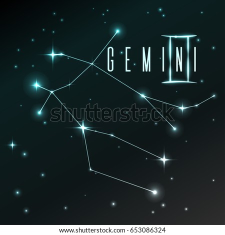 Air Symbol Gemini Zodiac Sign Horoscope Stock Vector 653086324 ...