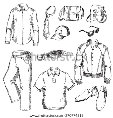 Clothes Drawing Stock Images, Royalty-Free Images & Vectors | Shutterstock