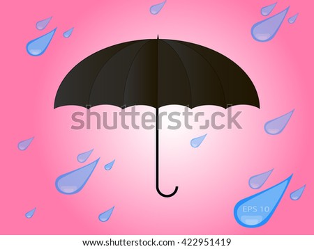 Vector Illustration Cartoon Rain Clothes Vocabulary Stock Vector ...