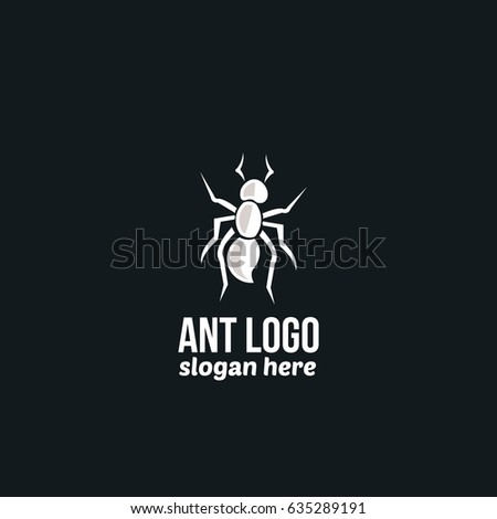 Ant Logo Design Template Vector Illustration Stock Vector 635289227 ...