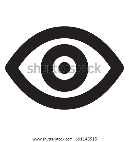 Eye Vector Icon Stock Vector 718716424 - Shutterstock