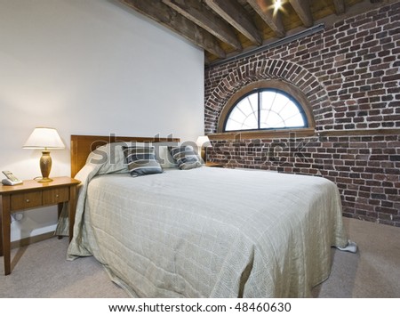 Wall Facade Made Natural Granite Stone Stock Photo ...