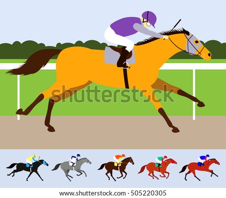 Horse Riderboy Pony Jumping Hurdlecartoon Vector Stock Vector 112888555 ...