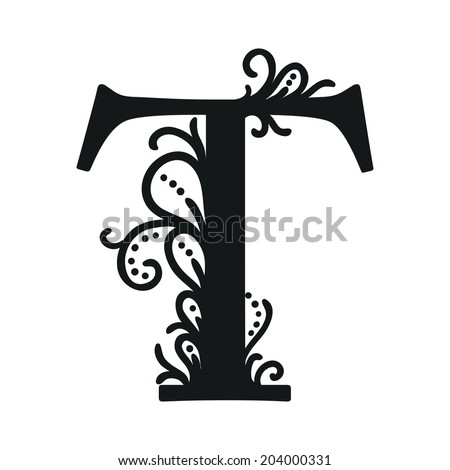 Decorative Letter T Stock Images, Royalty-Free Images & Vectors ...