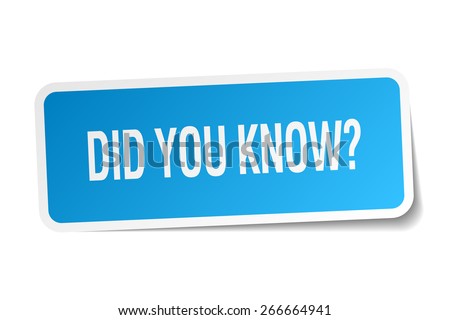 Did You Know Stock Vectors & Vector Clip Art | Shutterstock