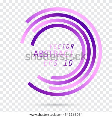 Circle Purple Vector Illustration Business Abstract Stock Vector