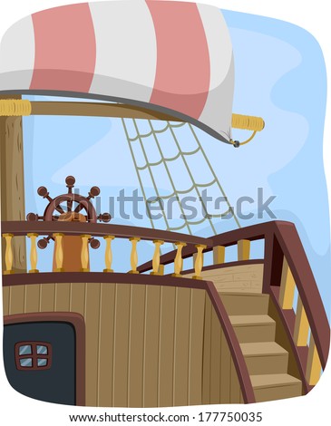 Pirate Ship Deck Stock Photos, Images, & Pictures | Shutterstock