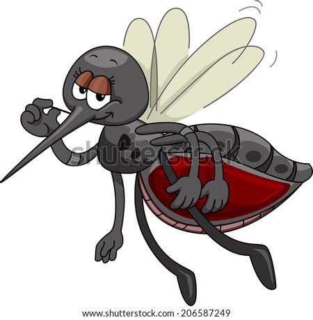 Cartoon Mosquito Clipart Stock Photos, Images, & Pictures | Shutterstock