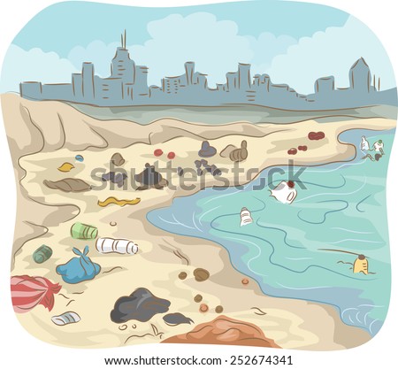 Litter on shore Stock Photos, Images, & Pictures | Shutterstock