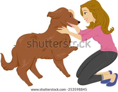 Puppies Playing Stock Vectors & Vector Clip Art | Shutterstock