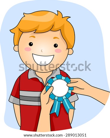 Illustration Featuring Smiley Raised Index Finger Stock Vector ...