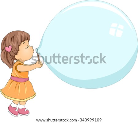 Balloons_blows_girl Stock Images, Royalty-Free Images & Vectors ...