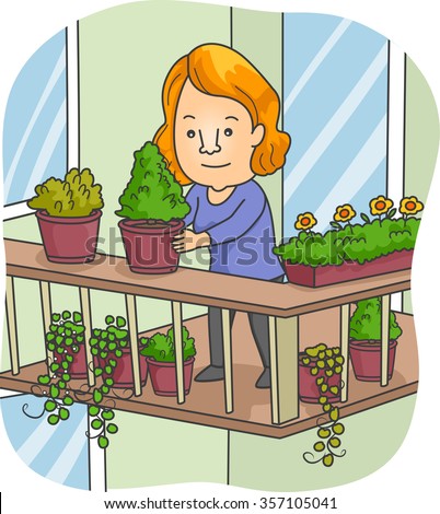 Image result for sitting in the balcony clipart