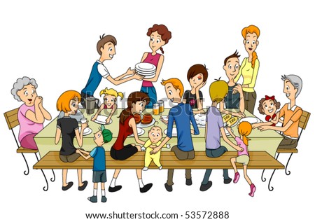  Family Reunion Stock Images Royalty Free Images Vectors 