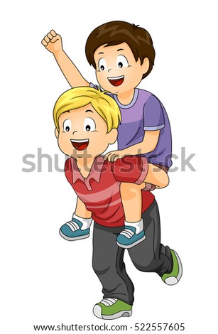 Piggyback Stock Vectors, Images & Vector Art | Shutterstock