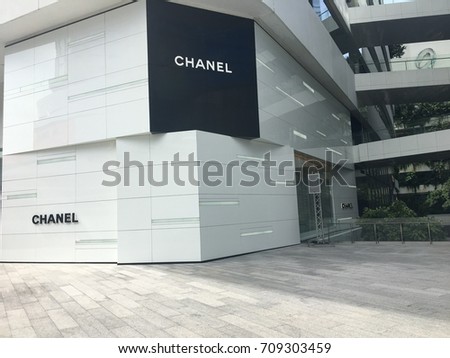 Chanel boutique store front at the Emquartier department store Bangkok Thailand 3 September 2017