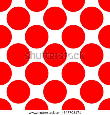 Seamless Polka Dot Pattern Red Dots Stock Vector 509179756 - Shutterstock