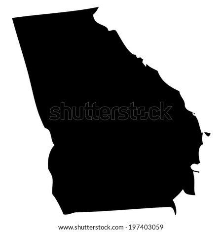 Georgia outline Stock Photos, Georgia outline Stock Photography ...