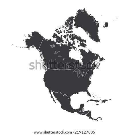 North America Map Stock Photos, Images, & Pictures | Shutterstock