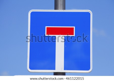 Dead End Sign Stock Photo 339799784 - Shutterstock