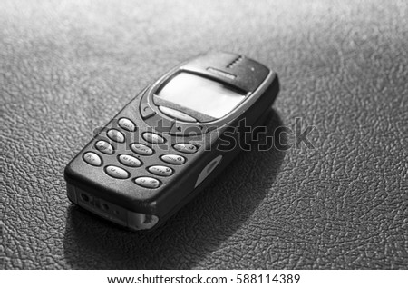 London, England - Febuary 26, 2017: Nokia 3310 Mobile Phone, One of Nokia's most popular phones, First launched in September 2000.