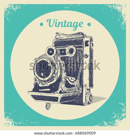 Hand Drawn Cameras Stock Vector 63879304 - Shutterstock
