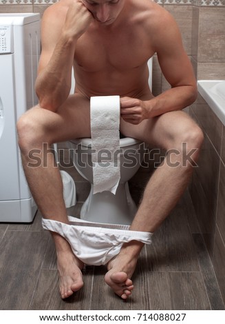from Sylas sexy naked man on toilet