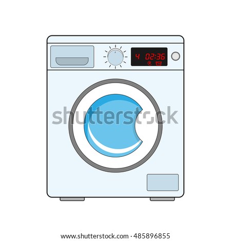 Washing Machine Vector Washing Machine Vector