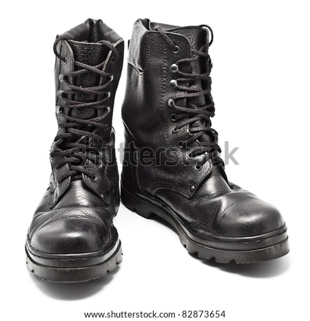 Army Boots Pictures Black Leather Army Boots