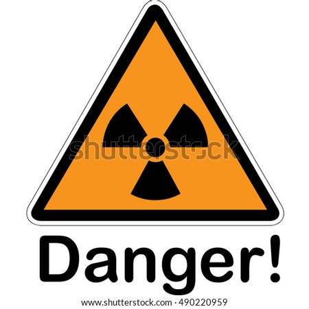 Radiation Hazard Symbol Sign Radhaz Threat Stock Photo 88654858 ...