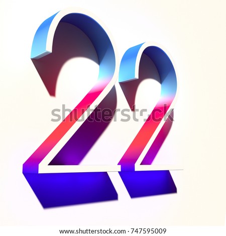 Number 22 Stock Images, Royalty-Free Images & Vectors | Shutterstock