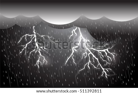 Lightning Storm Clouds And Lightning Storm Clouds And