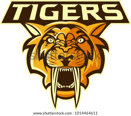 Tigers Esport Logo Team Stock Vector 1014464611 - Shutterstock