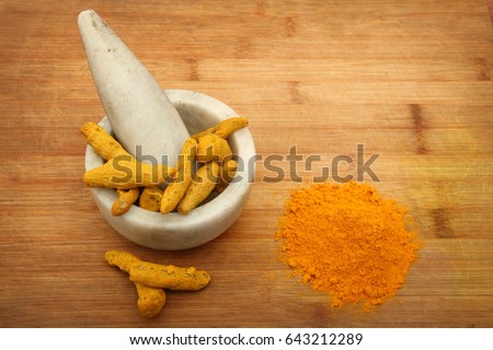 fresh grounded turmeric, turmeric powder, turmeric