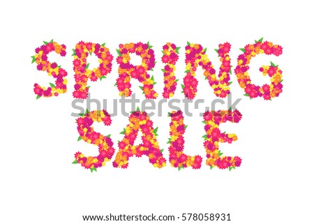 spring sale sign