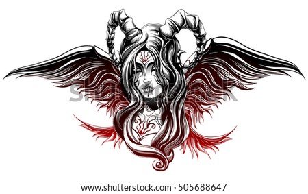 Demon Wings Stock Vector 505688647 - Shutterstock