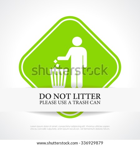 Do not litter Stock Photos, Images, & Pictures | Shutterstock