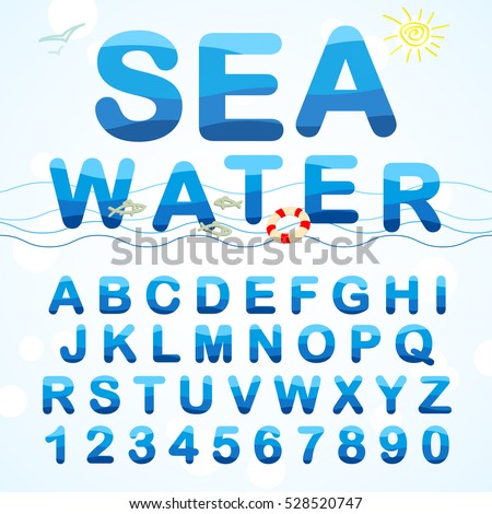 marine fonts