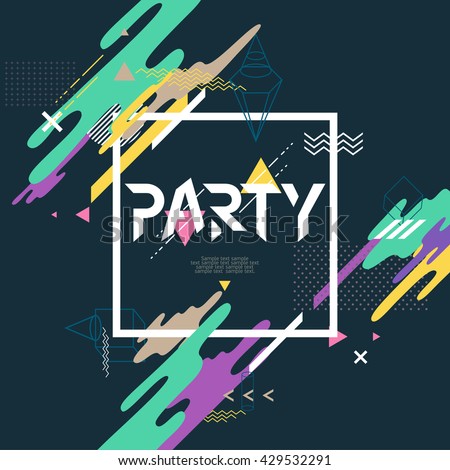 Abstract Background For Party Poster Abstract Background For Party Poster