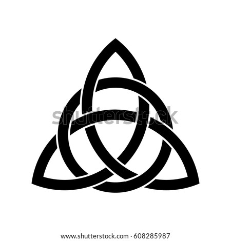 Celtic Trinity Knot Stock Vector 608285987 - Shutterstock