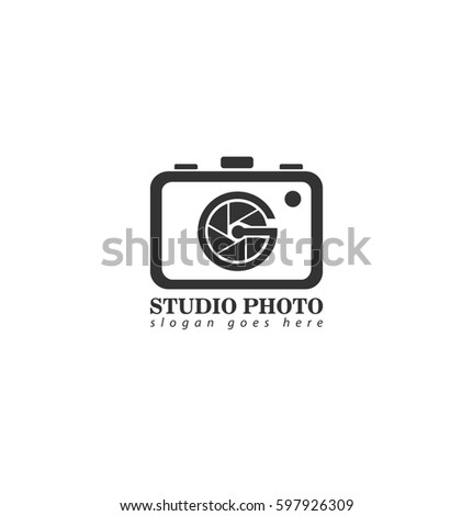 Initial Letter B Camera Logo Design Stock Vector 597867899 - Shutterstock