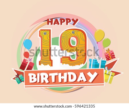 19 Birthday Stock Images, Royalty-Free Images & Vectors | Shutterstock