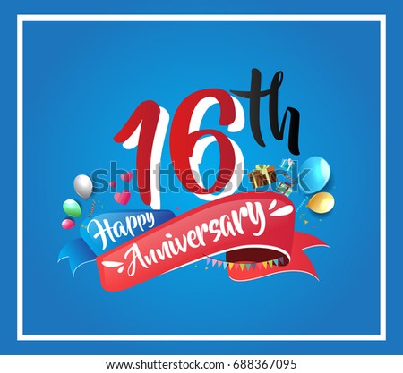 16th Anniversary Stock Images, Royalty-Free Images & Vectors | Shutterstock