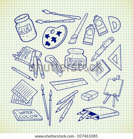  Drawing Tools Stock Images Royalty-Free Images Vectors Shutterstock