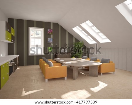 Furniture Design Living Room 3d strange living room interior 3d design stock illustration Furniture Design Living Room 3d strange living room interior 3d design stock illustration
