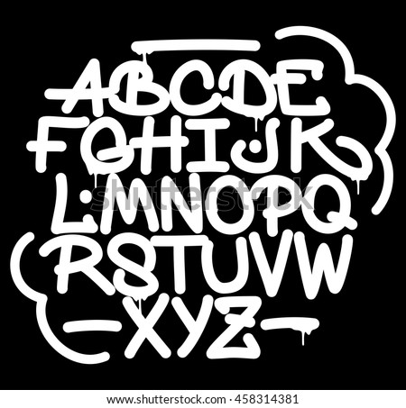 Graffiti Font Stock Images, Royalty-Free Images 
