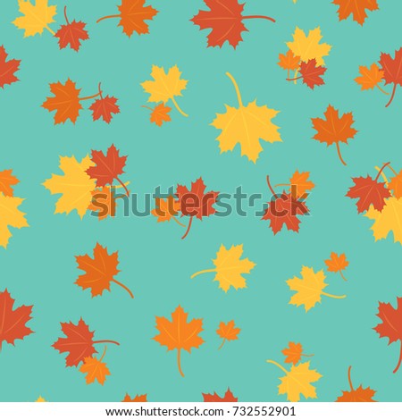 fall autumn leaves tree seamless pattern stock vector 2018 fall autumn tree flyers