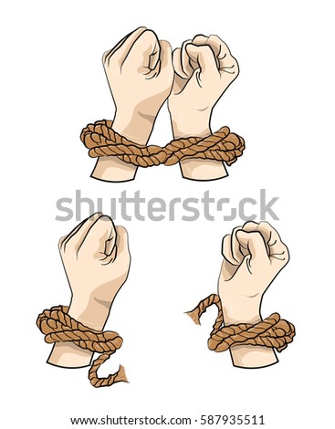 Hands Tied Up Stock Images, Royalty-Free Images & Vectors | Shutterstock